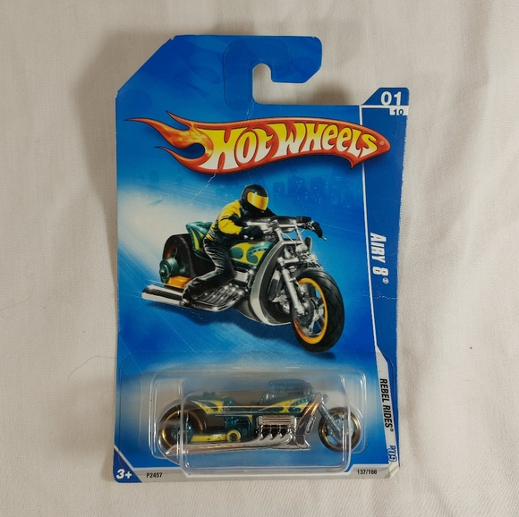 🎁 FREE! NIP Hot Wheels Rebel Rides Airy 8 - Picture 1 of 5